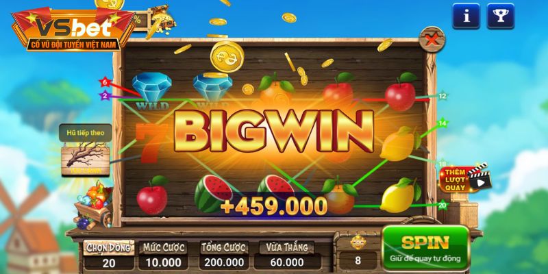 Đa dạng siêu phẩm nổ hũ VSBET đổi thưởng hấp dẫn