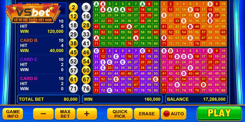 Keno VSBET mang đến trải nghiệm quay số đầy hấp dẫn